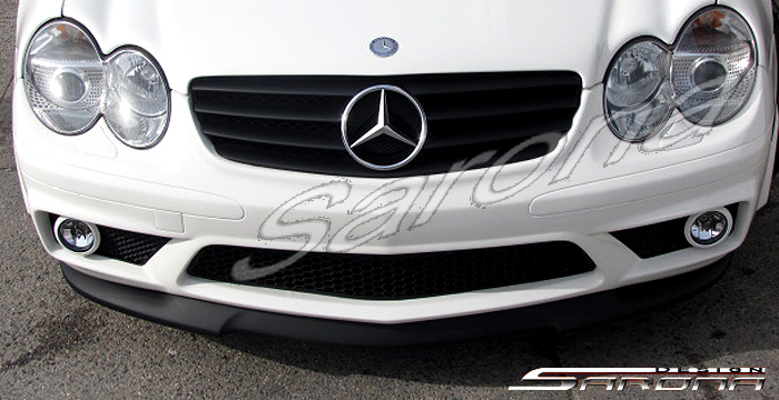 Custom Mercedes SL  Convertible Front Lip/Splitter (2006 - 2008) - $299.00 (Part #MB-011-FA)